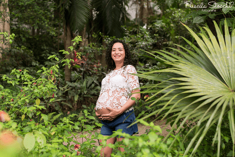 Ensaio Fotográfico Externo Gestante Parque Burle Marx São Paulo'