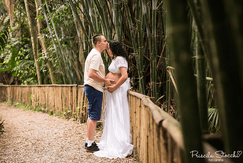 Ensaio Fotográfico Externo Gestante Parque Burle Marx São Paulo'