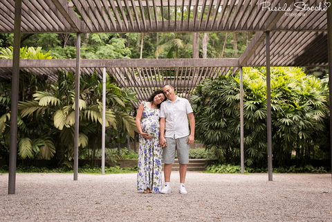 Ensaio Fotográfico Externo Gestante Parque Burle Marx São Paulo'