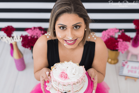 Smash the Cake Adulto Adult Cake Smash Noiva São Paulo SP'