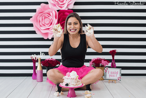 Smash the Cake Adulto Adult Cake Smash Noiva São Paulo SP'