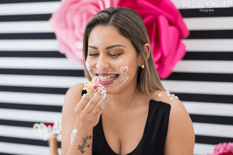 Smash the Cake Adulto Adult Cake Smash Noiva São Paulo SP'