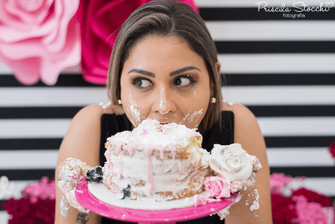 Smash the Cake Adulto Adult Cake Smash Noiva São Paulo SP'