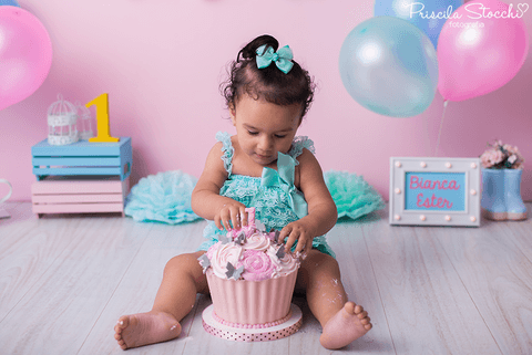 Smash the Cake Menina Delicado Candy Color São Paulo SP'