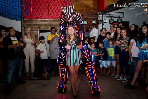 fotografia festa 15 anos robo led'
