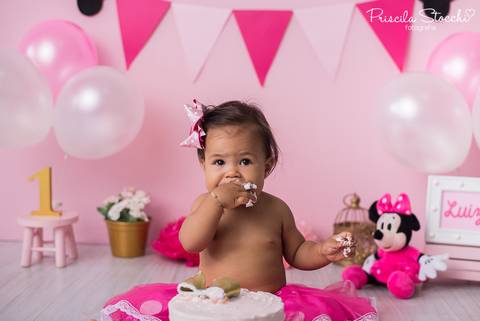 Smash the Cake São Paulo Zona Sul Minnie Rosa'