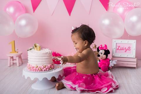 Smash the Cake SP Zona Sul Minnie Rosa'