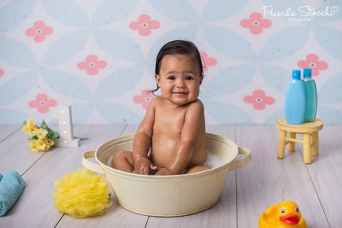 Smash the Cake SP Zona Sul Hora do Banho Splash the Baby'