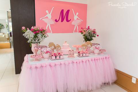 Fotografia Festa Infantil Salão de Festas Decoração SP Bailarina'