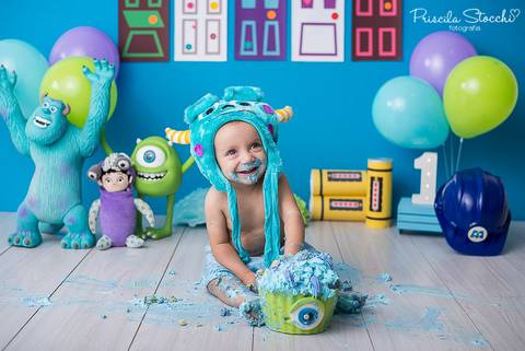 Smash the Cake Monstros S.A. São Paulo Zona Sul Ensaio 1 ano'