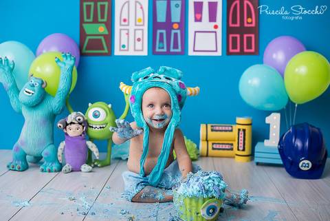 Smash the Cake Monstros S.A. São Paulo Zona Sul Ensaio 1 ano'