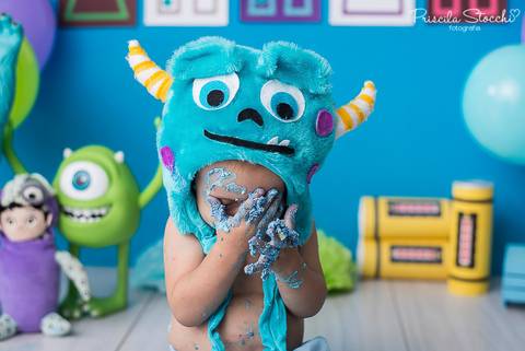 Smash the Cake Monstros S.A. São Paulo Zona Sul Ensaio 1 ano'