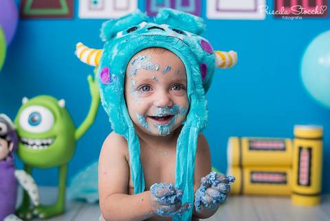 Smash the Cake Monstros S.A. São Paulo Zona Sul Ensaio 1 ano'