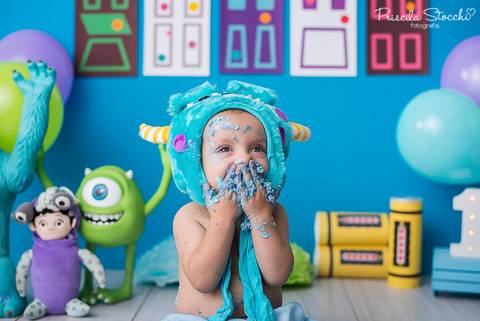 Smash the Cake Monstros S.A. São Paulo Zona Sul Ensaio 1 ano'