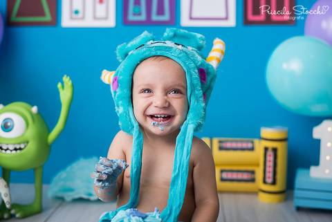 Smash the Cake Monstros S.A. São Paulo SP Zona Sul Ensaio 1 ano'