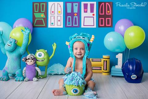 Smash the Cake Monstros S.A. São Paulo SP Zona Sul Ensaio 1 aninho'