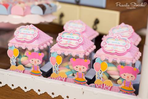 Fotografia Festa Infantil São Paulo Zona Sul Decoração Circo Rosa'