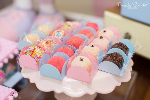 Fotografia Festa Infantil São Paulo Zona Sul Decoração Circo Rosa'