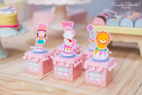 Fotografia Festa Infantil São Paulo Zona Sul Decoração Circo Rosa'