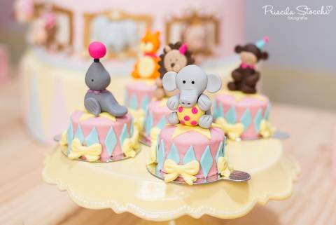 Fotografia Festa Infantil São Paulo Zona Sul Decoração Circo Rosa'
