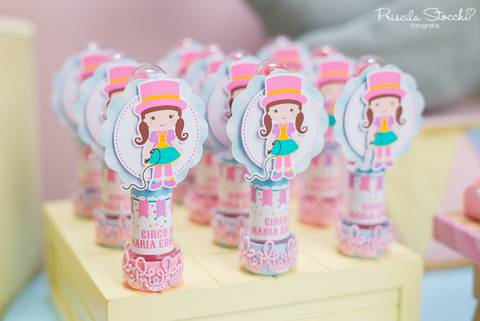 Fotografia Festa Infantil São Paulo Zona Sul Decoração Circo Rosa'