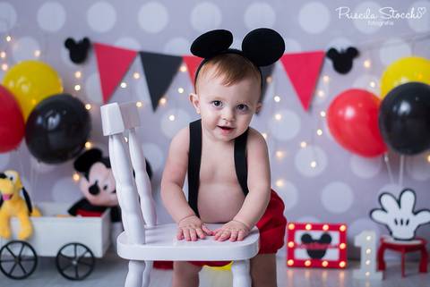 Smash the Cake Mickey São Paulo Zona Sul Ensaio 1 Ano'