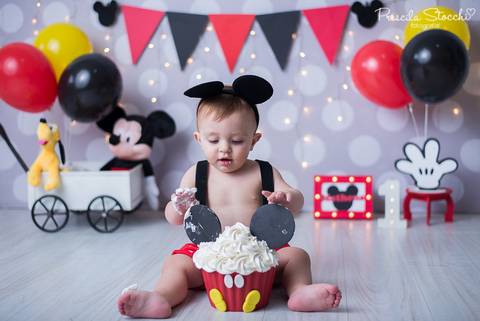 Smash the Cake Mickey São Paulo Zona Sul Ensaio 1 Aninho'