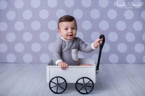 Fotos Bebê 9 meses Estúdio SP'