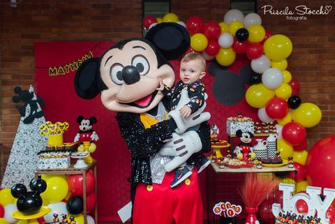 Cobertura Fotográfica Festa Infantil Personagem Mickey SP Zona Sul'