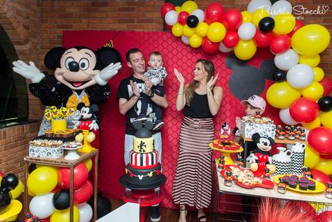 Cobertura Fotográfica Festa 1 aninho Mickey Sao Paulo SP Zona Sul'