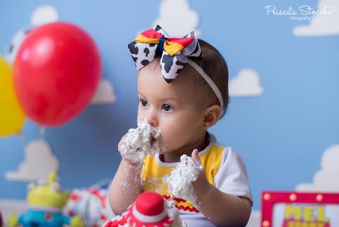 Ensaio 1 ano Toy Story Menina São Paulo SP'