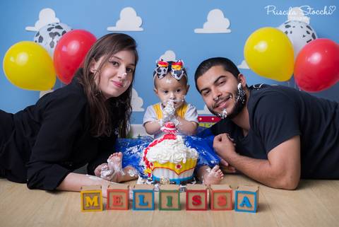 Ensaio 1 ano Toy Story Menina São Paulo SP Zona Sul'