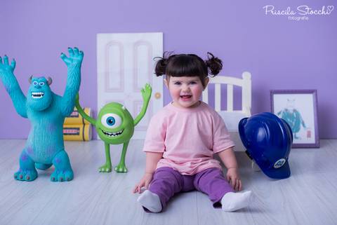 Ensaio Fotográfico 1 ano Boo Monstros SA São Paulo SP Zona Sul'