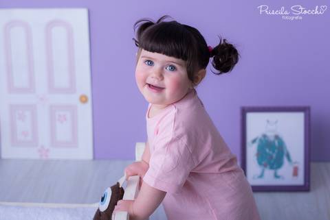 Ensaio Fotográfico 1 ano Boo Monstros SA São Paulo'