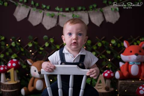 Ensaio Fotográfico 1 ano Floresta Encantada São Paulo SP Zona Sul'
