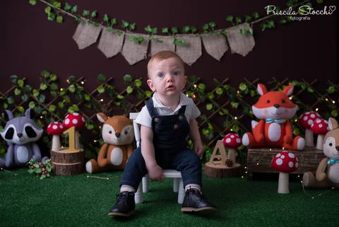 Ensaio Fotográfico 1 ano Floresta Encantada São Paulo Zona Sul'