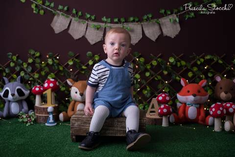 Ensaio Fotográfico 1 ano Florestinha Encantada'