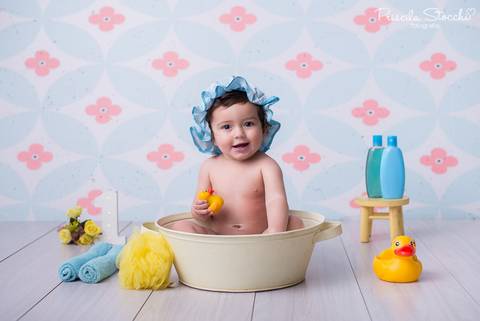 Smash the Cake 1 Unicórnio SP Zona Sul São Paulo Hora do Banho Clean Up'