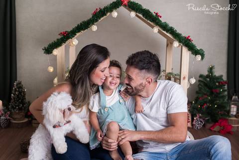 Ensaio de Natal com Cachorro São Paulo SP Zona Sul 2019'