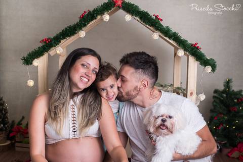 Ensaio de Natal com Cachorro São Paulo SP Zona Sul 2019'