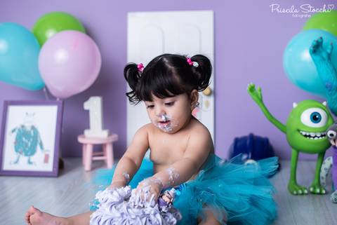 Smash the Cake Boo Monstros SA São Paulo SP Zona Sul Ensaio 1 ano'