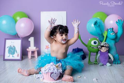 Smash the Cake Boo Monstros SA São Paulo SP Zona Sul Ensaio 1 ano'