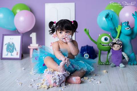 Smash the Cake Boo Monstros SA São Paulo SP Zona Sul Ensaio 1 ano'