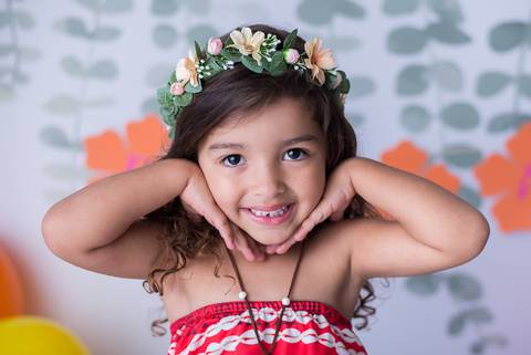 Ensaio Fotográfico Infantil Moana'