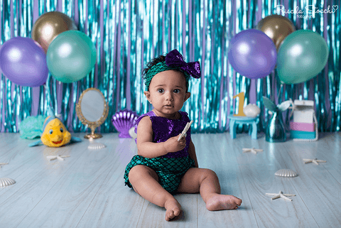 Smash the Cake Ensaio 1 ano Pequena Sereia São Paulo Zona '