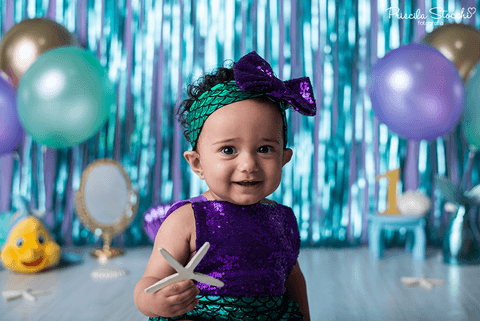 Smash the Cake Ensaio 1 ano Pequena Sereia São Paulo Zona '