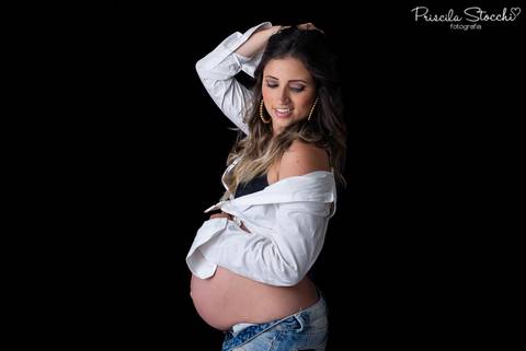 Ensaio Gestante Estúdio São Paulo SP Zona Sul'