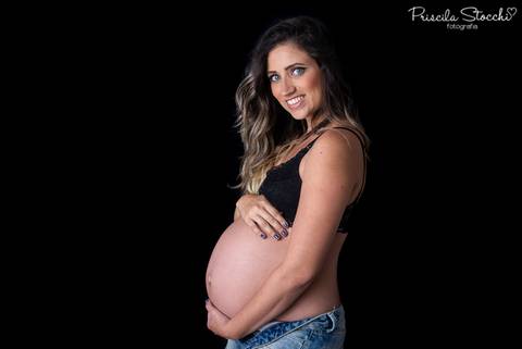Ensaio Gestante Estúdio'
