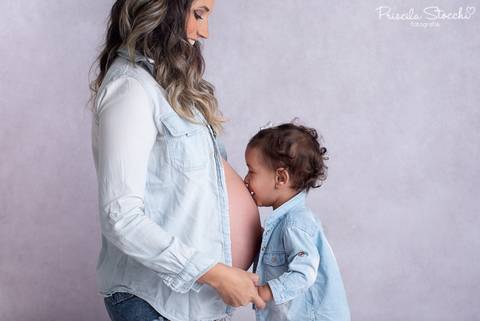 Ensaio Gestante Estúdio São Paulo SP'