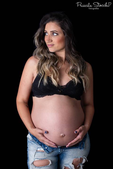 Ensaio Gestante Estúdio'